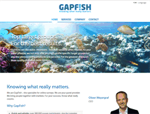 Tablet Screenshot of gapfish.com
